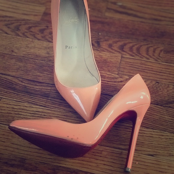 Christian Louboutin Shoes - Christian Louboutin Peach Pigalle pump